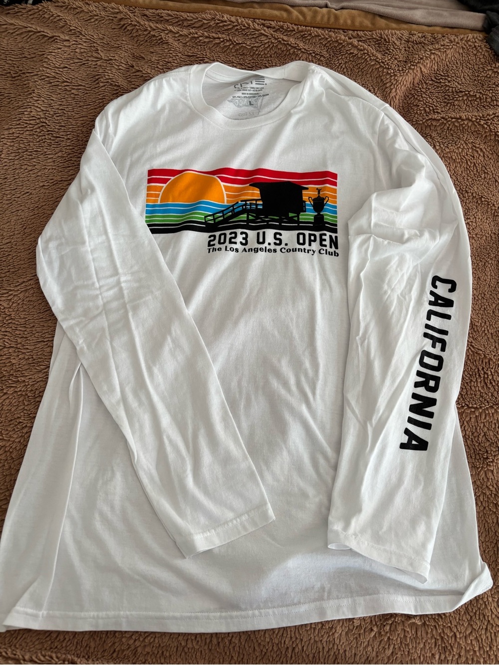 U.S. Open 2023 California Long Sleeve Tee - White